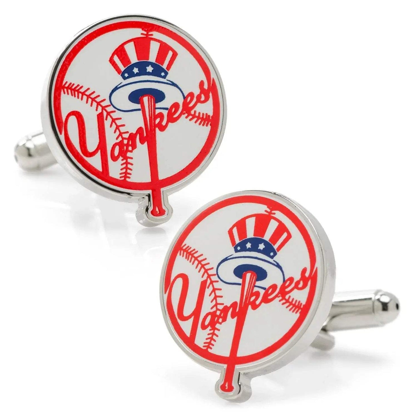 MLB New York Yankees Baseball Cufflinks - Cufflinks.com - Flyclothing LLC