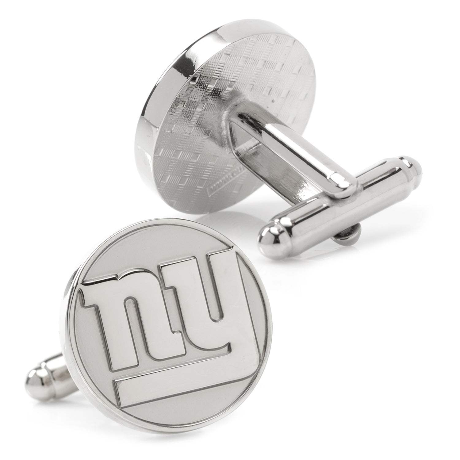 NFL New York Giants Silver Edition Cufflinks - Cufflinks.com - Flyclothing LLC