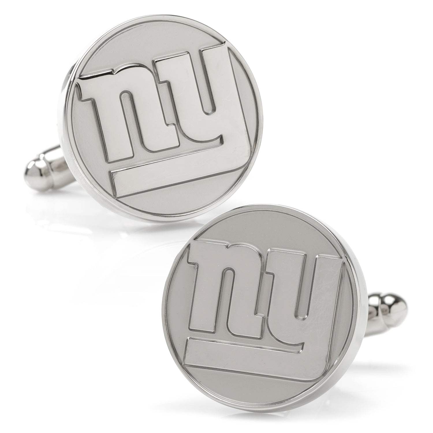 NFL New York Giants Silver Edition Cufflinks - Cufflinks.com - Flyclothing LLC