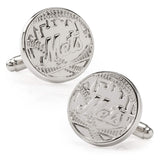 MLB New York Mets Silver Edition Cufflinks - Cufflinks.com - Flyclothing LLC