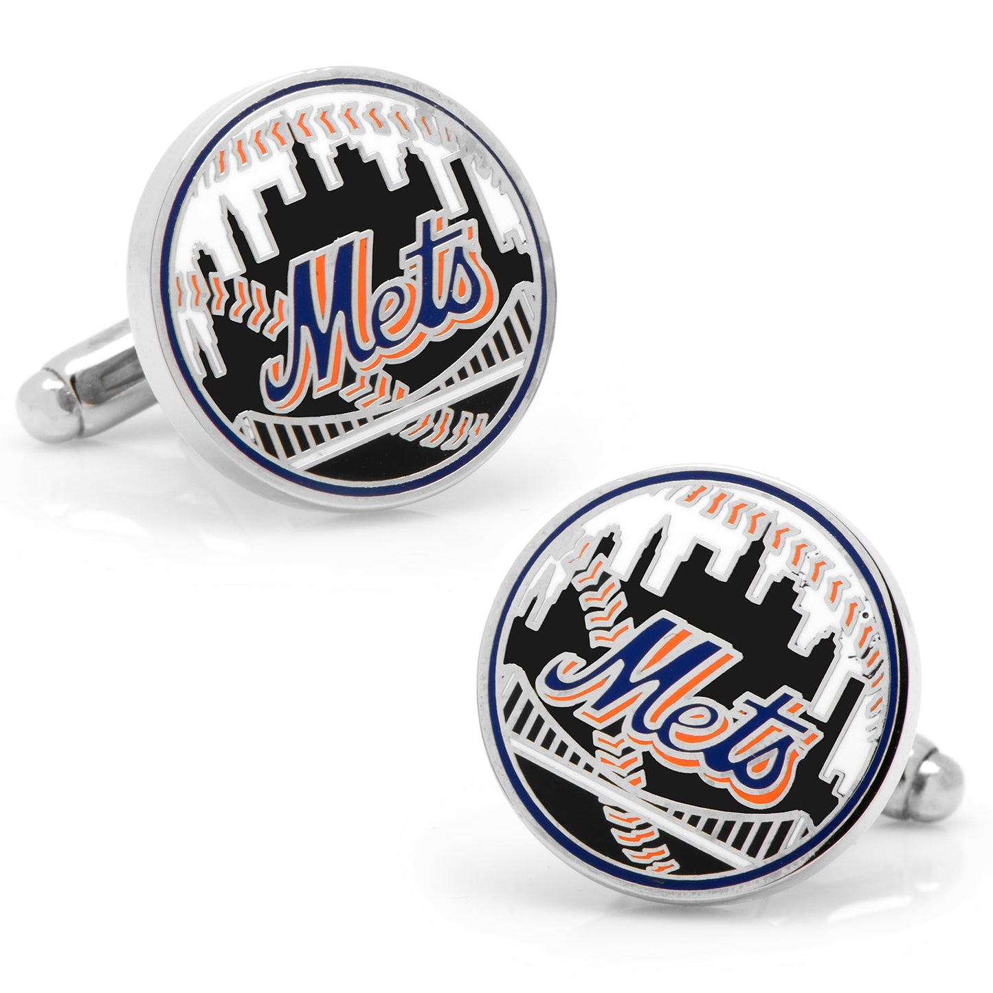 MLB New York Mets Baseball Cufflinks - Cufflinks.com - Flyclothing LLC