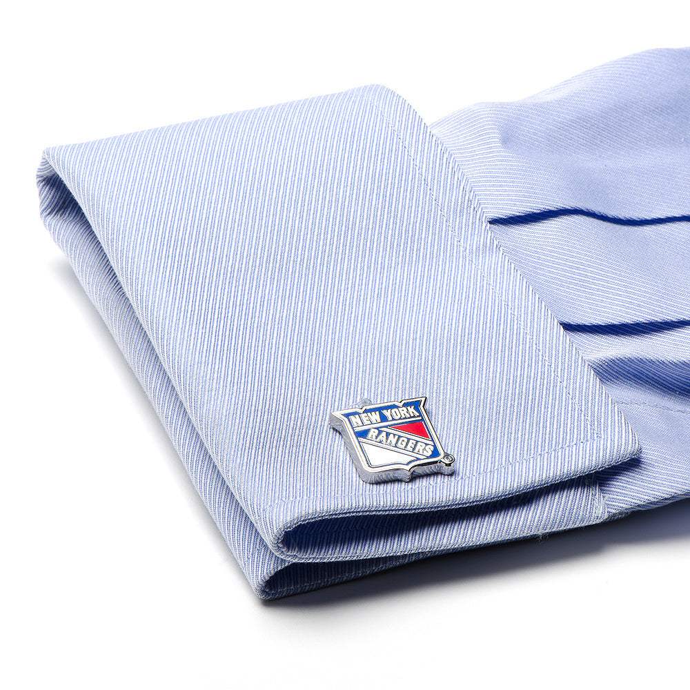 NHL New York Rangers Cufflinks - Cufflinks.com - Flyclothing LLC