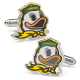 NCAA Oregon Ducks Mascot Cufflinks - Cufflinks.com - Flyclothing LLC