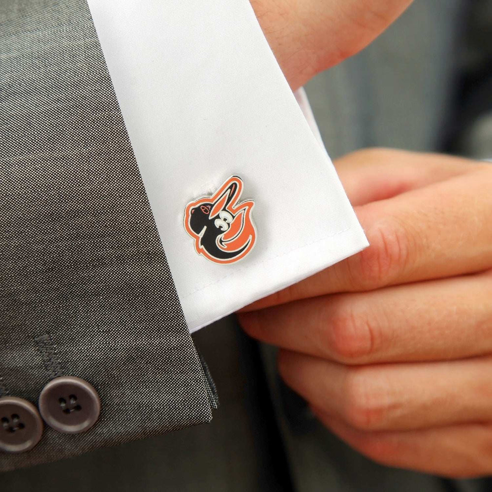 MLB Baltimore Orioles Cufflinks - Cufflinks.com - Flyclothing LLC