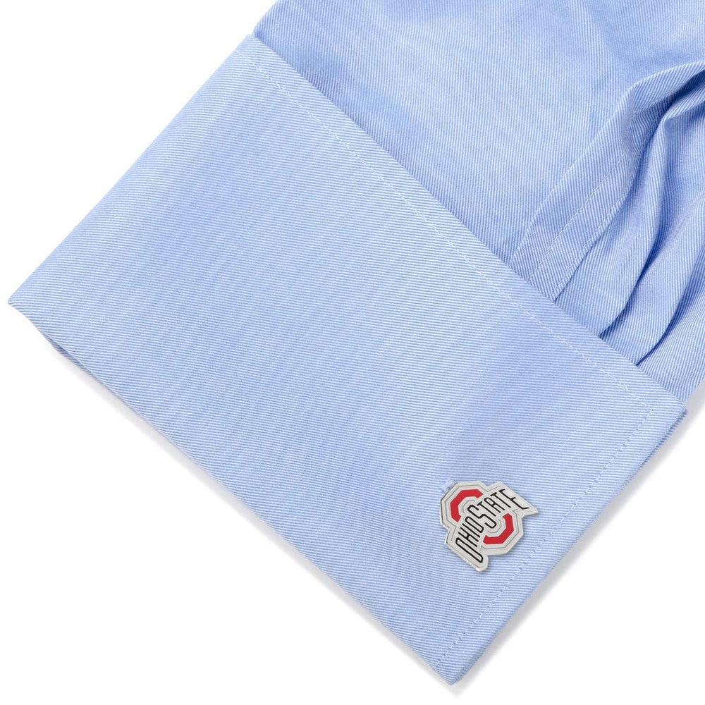 NCAA Ohio State University Cufflinks and Tie Bar Gift Set - Cufflinks.com - Flyclothing LLC