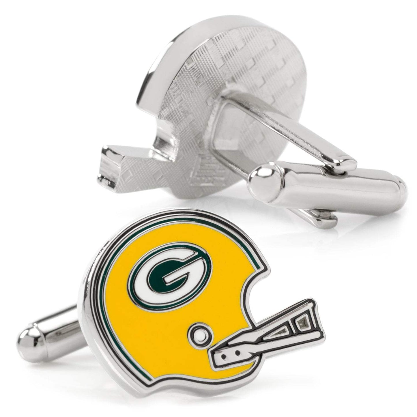 NFL Green Bay Packers Throwback Helmet Cufflinks - Cufflinks.com - Flyclothing LLC
