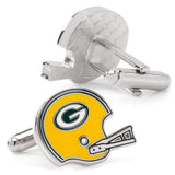 NFL Green Bay Packers Throwback Helmet Cufflinks - Cufflinks.com - Flyclothing LLC
