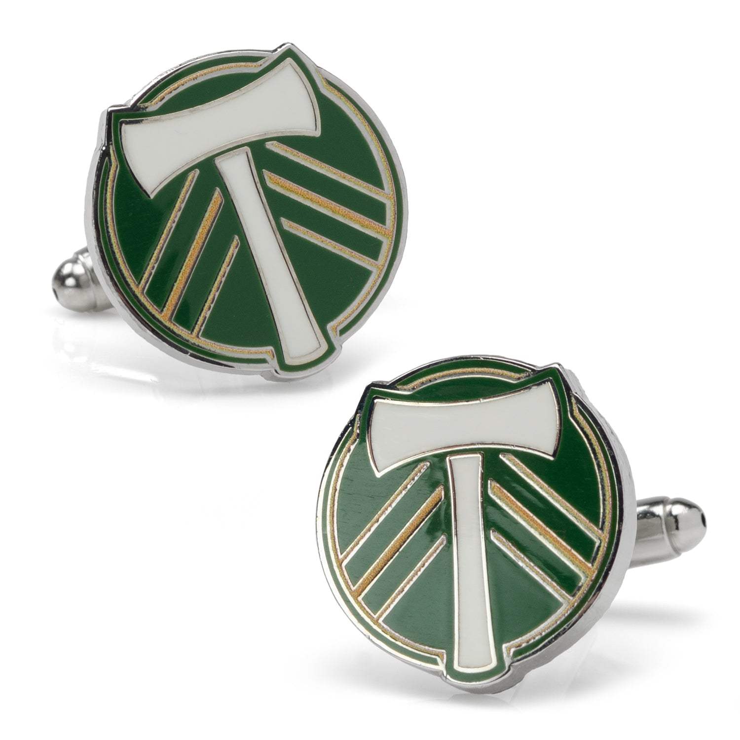 MLS Portland Timbers Cufflinks - Cufflinks.com - Flyclothing LLC