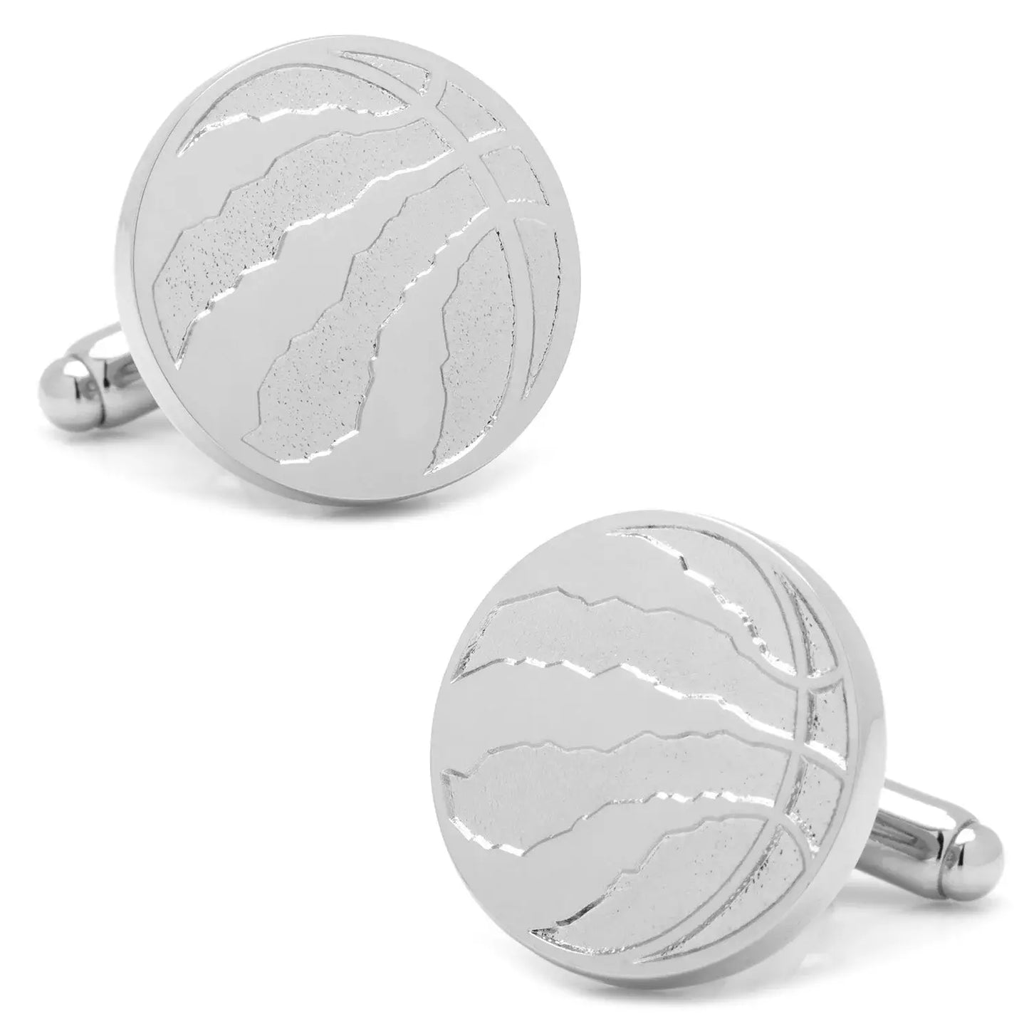 NBA Toronto Raptors Silver Edition Cufflinks - Cufflinks.com - Flyclothing LLC