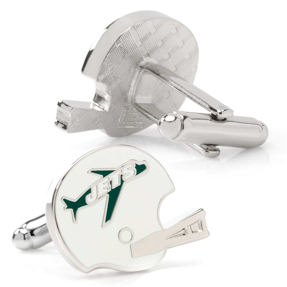 NFL New York Jets Retro Helmet Cufflinks - Cufflinks.com - Flyclothing LLC