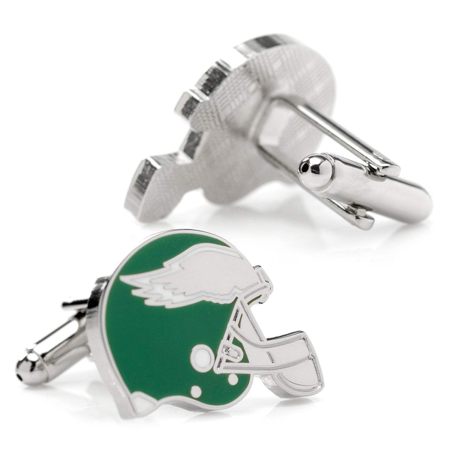 NFL Philadelphia Eagles Retro Helmet Cufflinks - Cufflinks.com - Flyclothing LLC