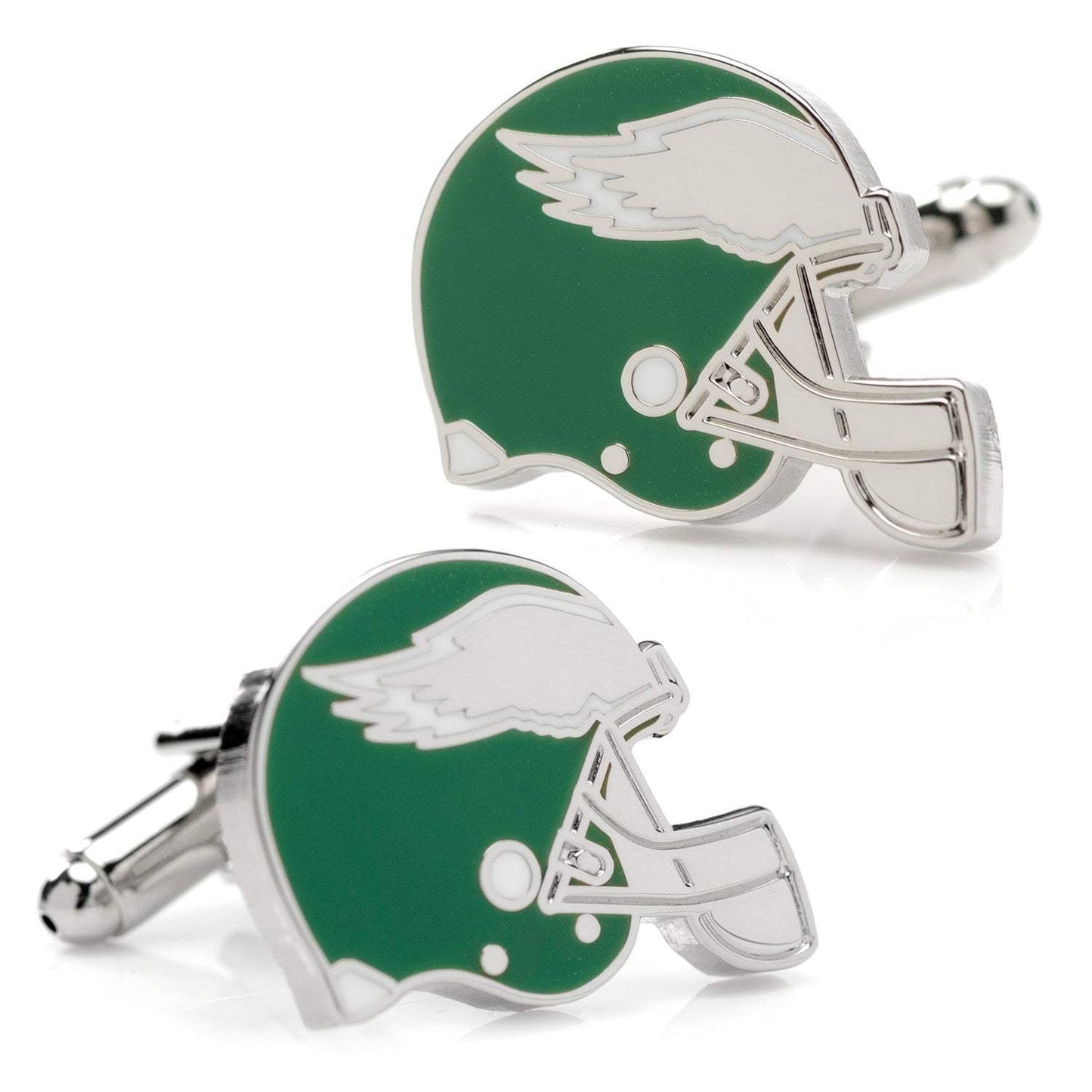 NFL Philadelphia Eagles Retro Helmet Cufflinks - Cufflinks.com - Flyclothing LLC