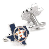 MLB Houston Astros State Shaped Cufflinks - Cufflinks.com - Flyclothing LLC