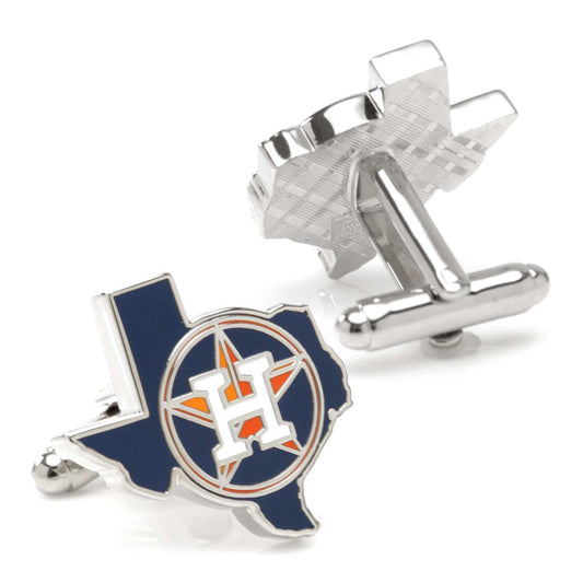 MLB Houston Astros State Shaped Cufflinks - Cufflinks.com - Flyclothing LLC
