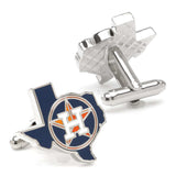 MLB Houston Astros State Shaped Cufflinks - Cufflinks.com - Flyclothing LLC