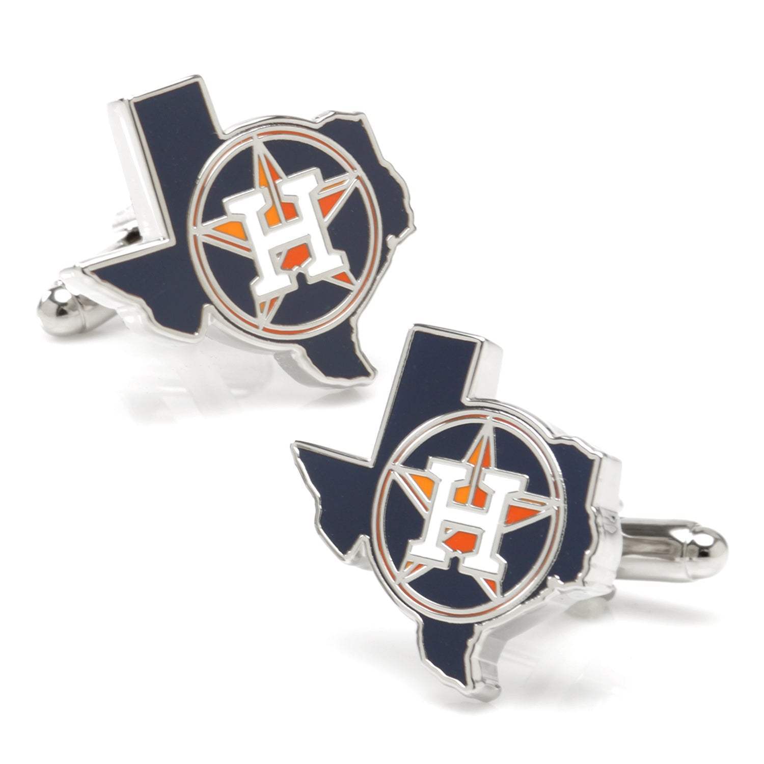 MLB Houston Astros State Shaped Cufflinks - Cufflinks.com - Flyclothing LLC