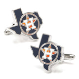 MLB Houston Astros State Shaped Cufflinks - Cufflinks.com - Flyclothing LLC