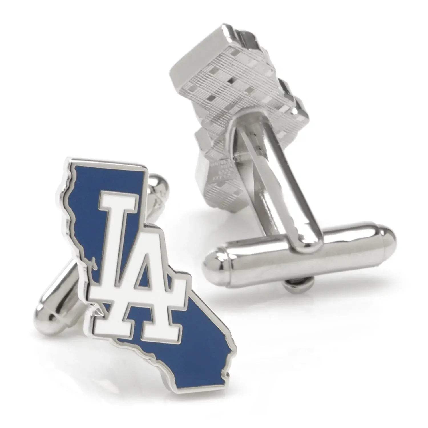 MLB LA Dodgers State Shaped Cufflinks - Cufflinks.com - Flyclothing LLC