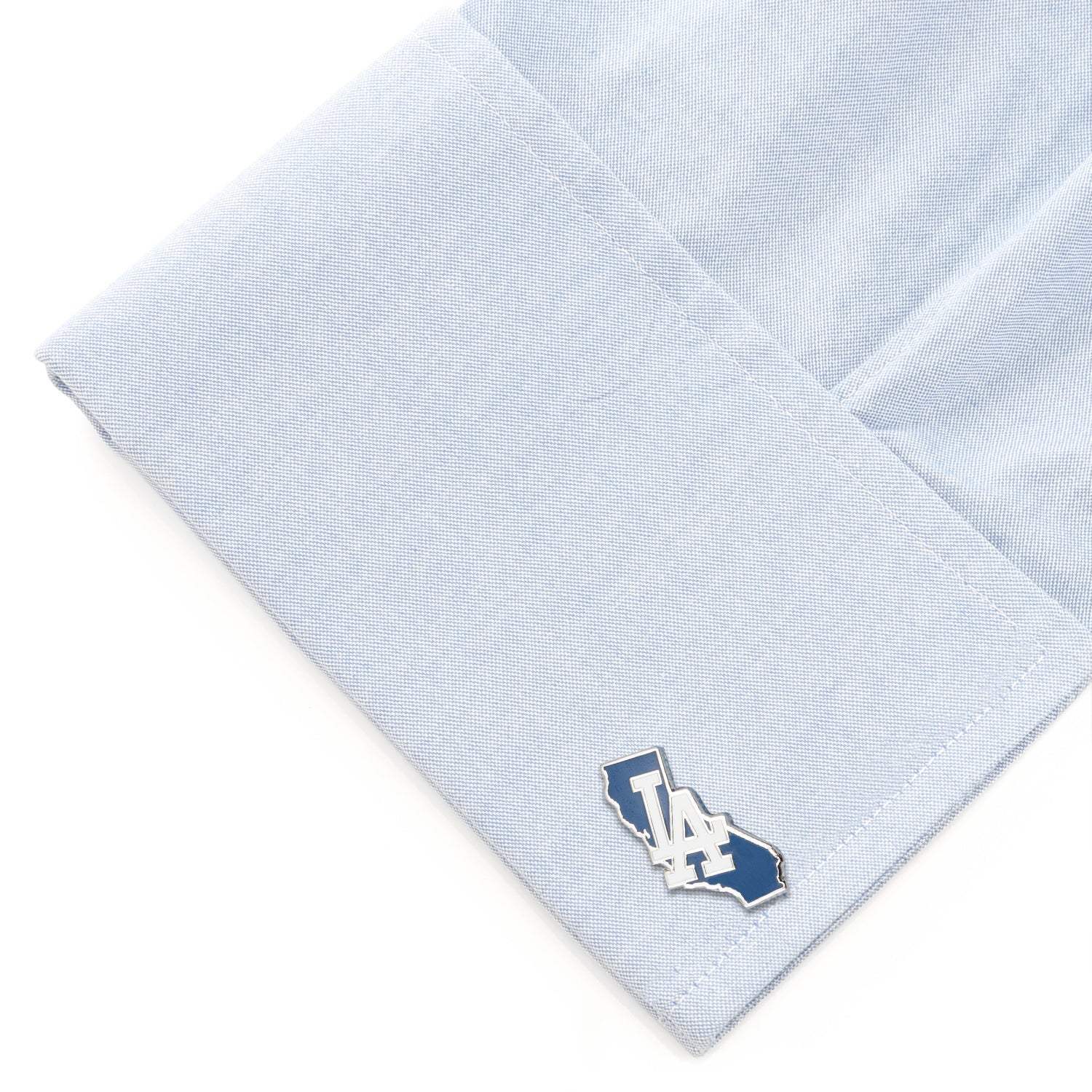MLB LA Dodgers State Shaped Cufflinks - Cufflinks.com - Flyclothing LLC
