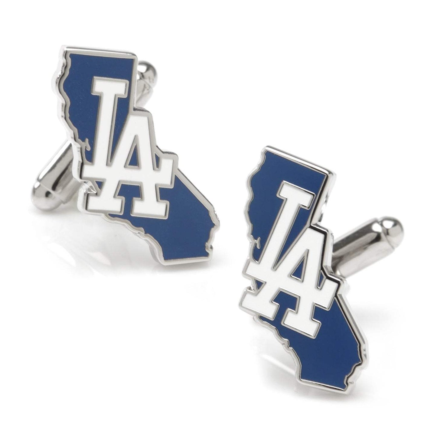 MLB LA Dodgers State Shaped Cufflinks - Cufflinks.com - Flyclothing LLC