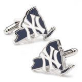MLB New York Yankees State Shaped Cufflinks - Cufflinks.com - Flyclothing LLC