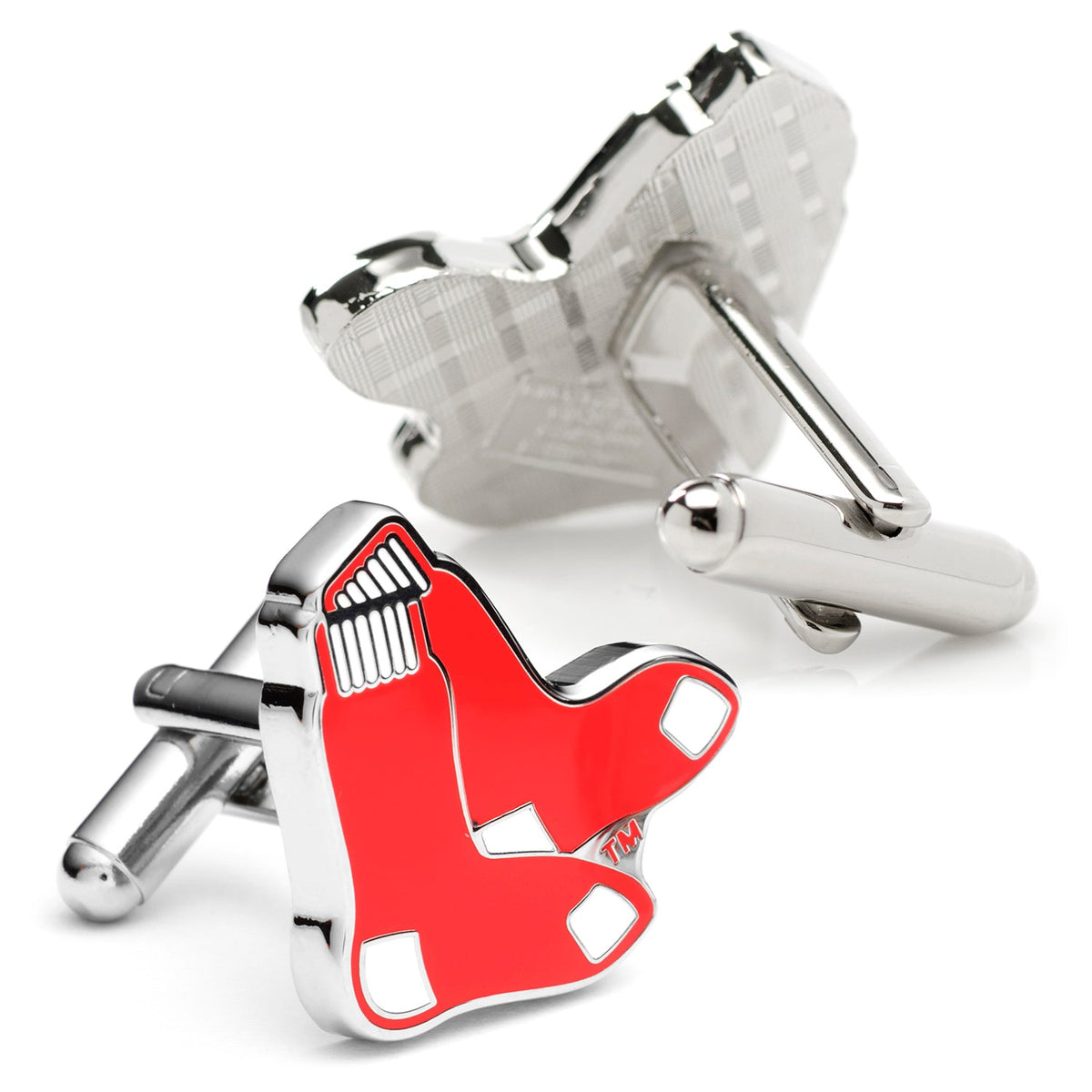 MLB Boston Red Sox Cufflinks and Tie Bar Gift Set - Cufflinks.com - Flyclothing LLC