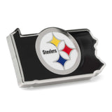NFL Pittsburgh Steelers State Shaped Lapel Pin - Cufflinks.com - Flyclothing LLC