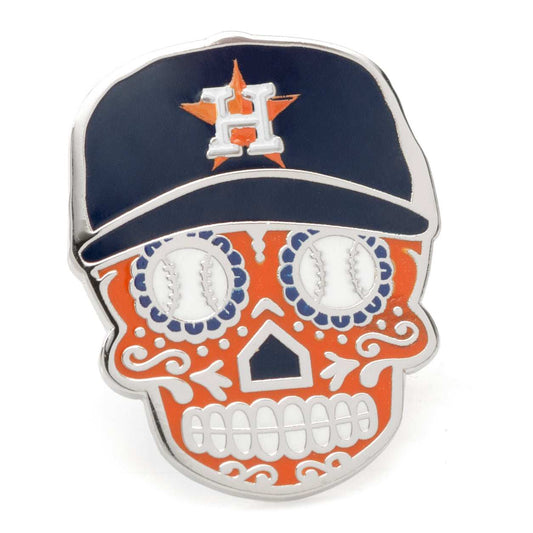 MLB Houston Astros Sugar Skull Lapel Pin - Cufflinks.com - Flyclothing LLC