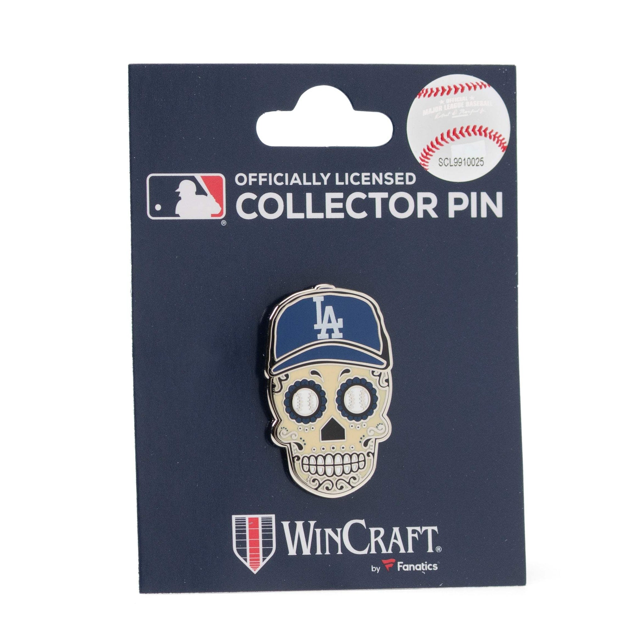 MLB LA Dodgers Sugar Skull Lapel Pin - Cufflinks.com - Flyclothing LLC