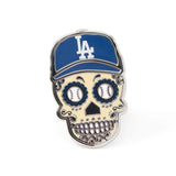 MLB LA Dodgers Sugar Skull Lapel Pin - Cufflinks.com - Flyclothing LLC