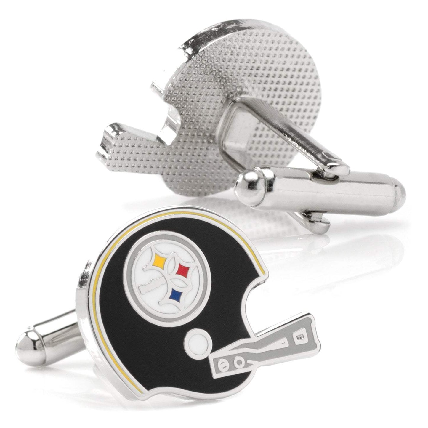 NFL Pittsburgh Steelers Retro Helmet Cufflinks - Cufflinks.com - Flyclothing LLC