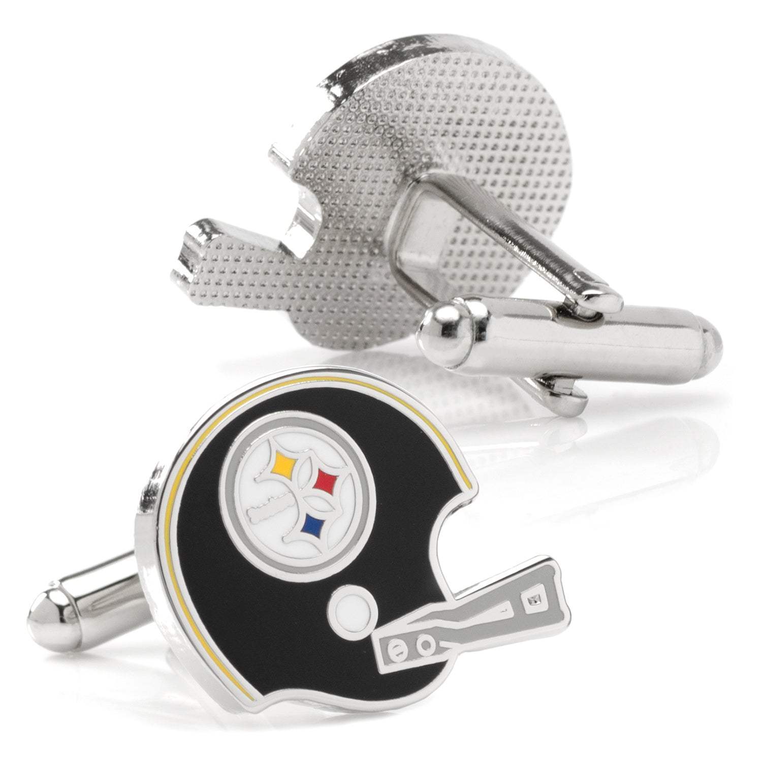 NFL Pittsburgh Steelers Retro Helmet Cufflinks - Cufflinks.com - Flyclothing LLC