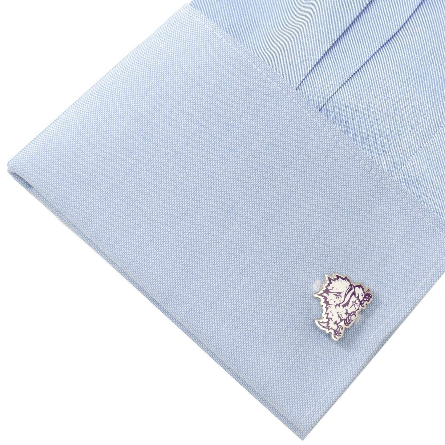 NCAA TCU Horned Frog Cufflinks - Cufflinks.com - Flyclothing LLC
