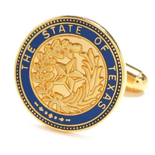 State of Texas Seal Cufflinks - Cufflinks.com - Flyclothing LLC