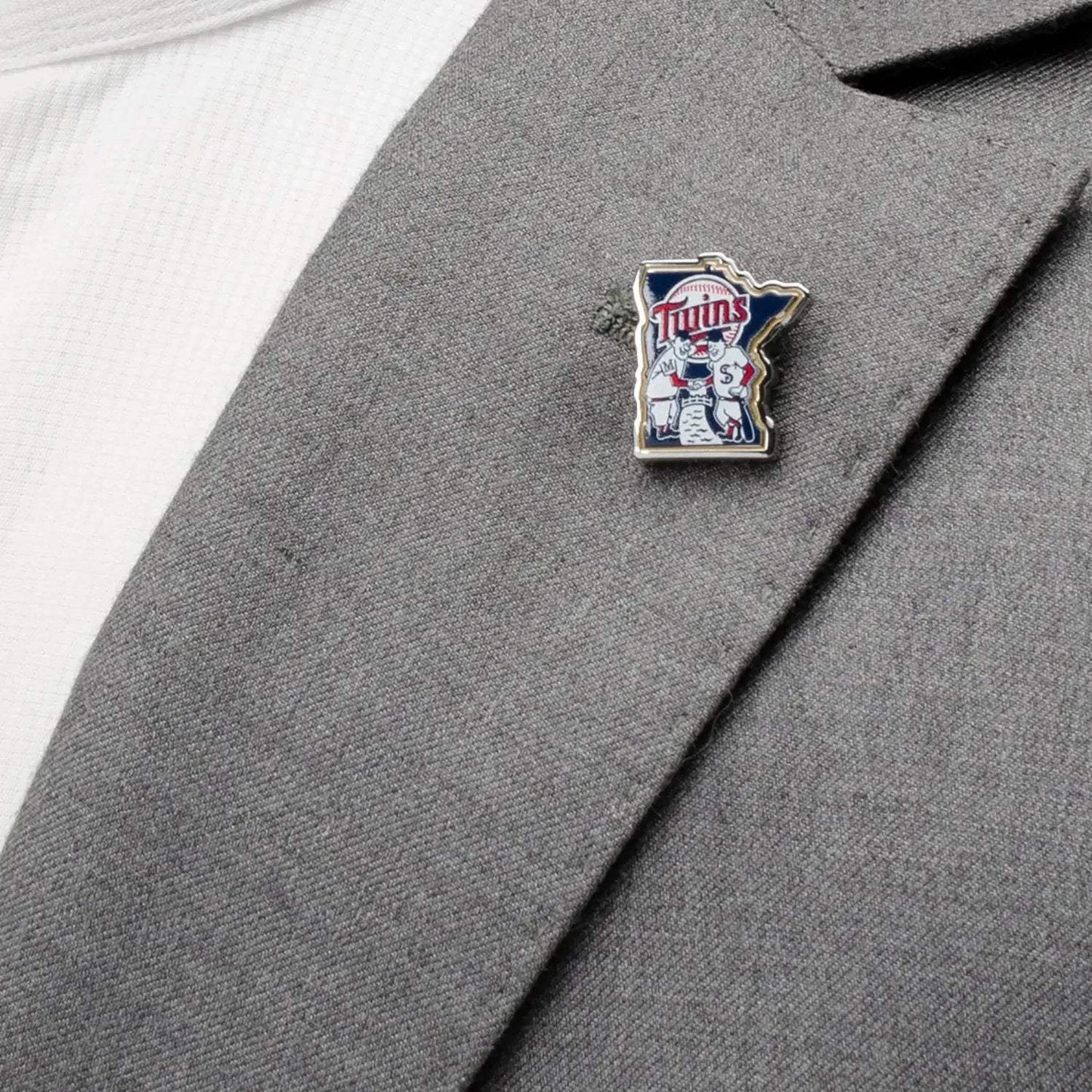 MLB Minnesota Twins Minnie & Paul Lapel Pin - Cufflinks.com - Flyclothing LLC