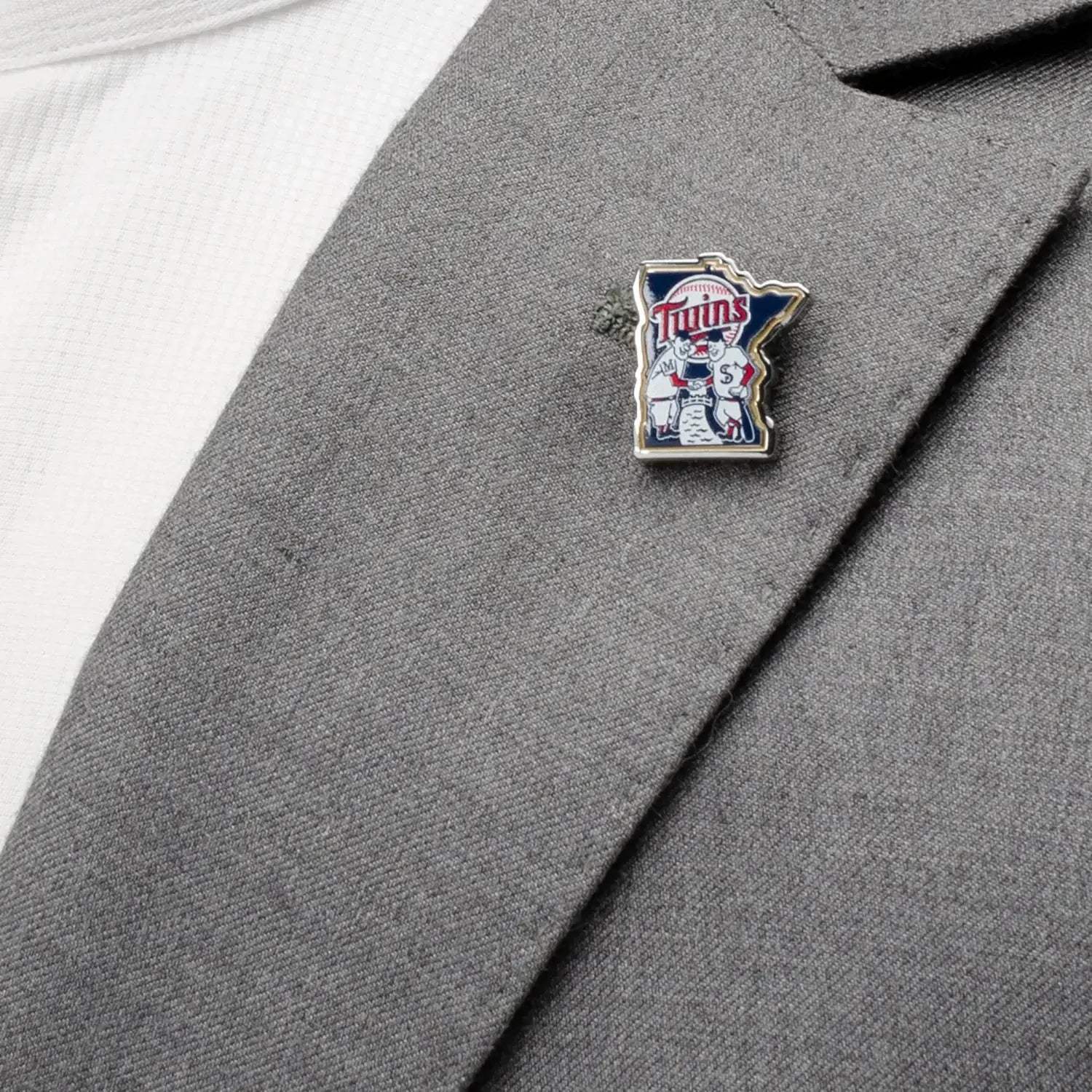MLB Minnesota Twins Minnie & Paul Lapel Pin - Cufflinks.com - Flyclothing LLC