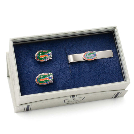 NCAA University of Florida Cufflinks and Tie Bar Gift Set - Cufflinks.com - Flyclothing LLC
