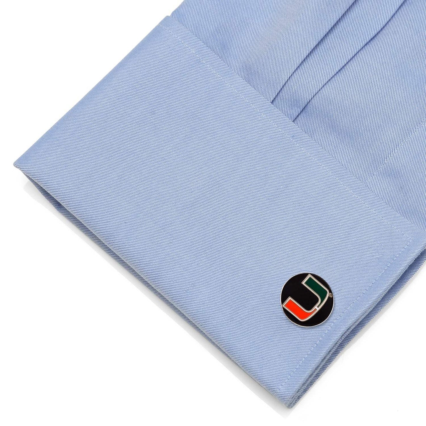 NCAA Miami Hurricanes Cufflinks - Cufflinks.com - Flyclothing LLC