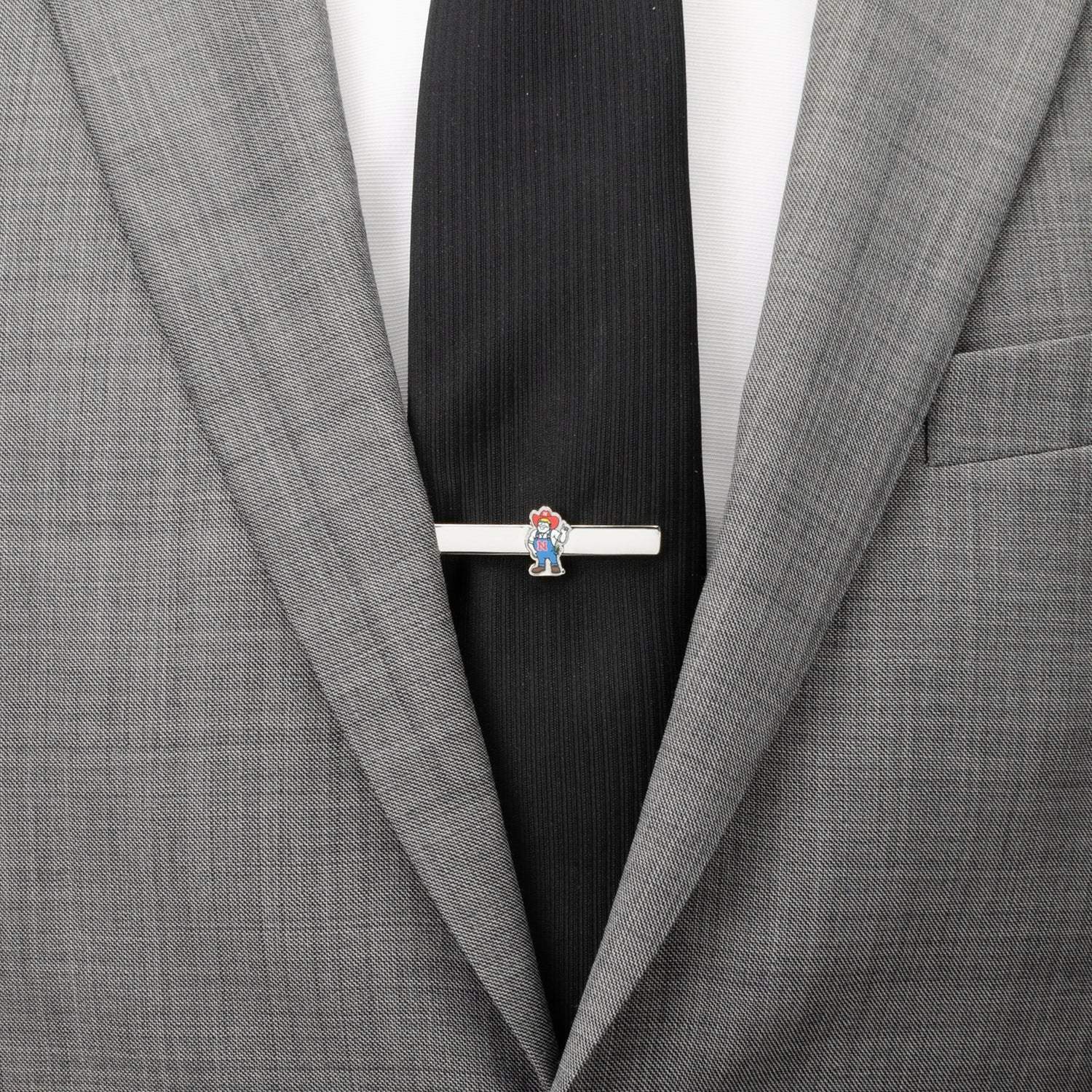 NCAA Nebraska Herbie Husker Mascot Tie Clip - Cufflinks.com - Flyclothing LLC