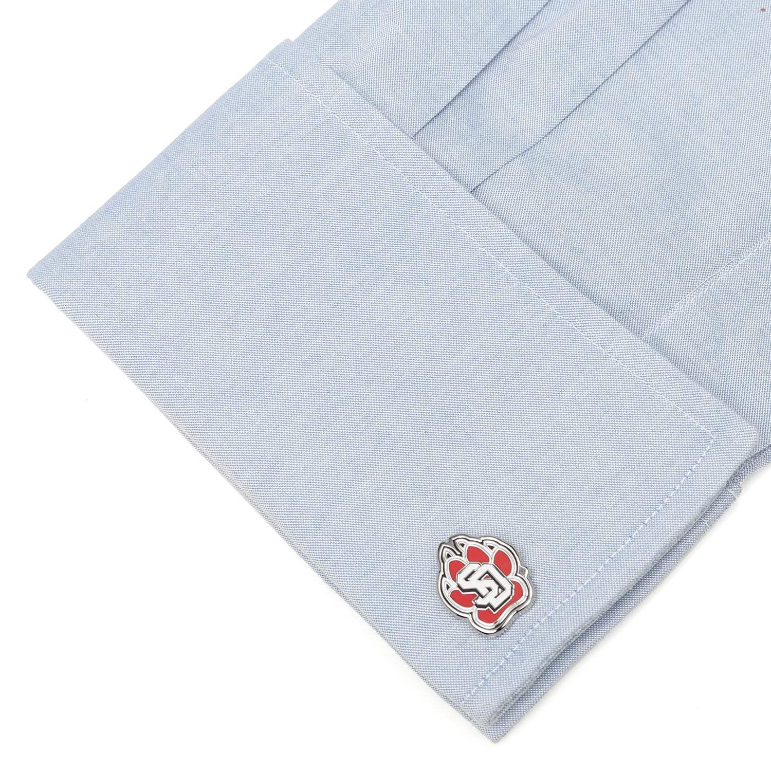 NCAA University of South Dakota Cufflinks - Cufflinks.com - Flyclothing LLC