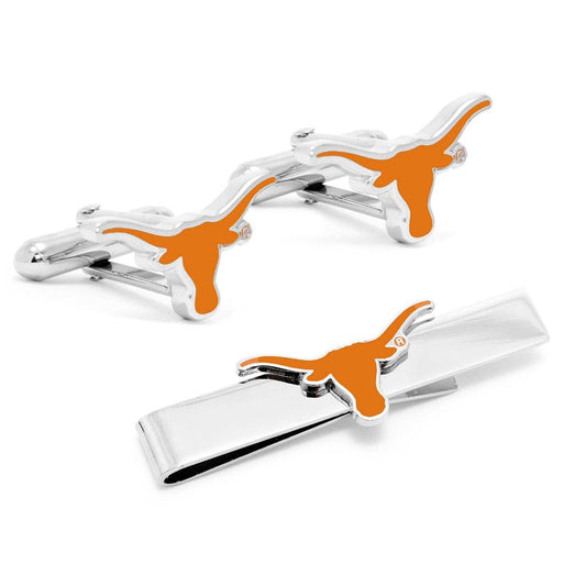 NCAA Texas Longhorns Cufflinks and Tie Bar Gift Set - Cufflinks.com - Flyclothing LLC