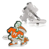 NCAA University of Miami Hurricanes Throwback Cufflinks - Cufflinks.com - Flyclothing LLC