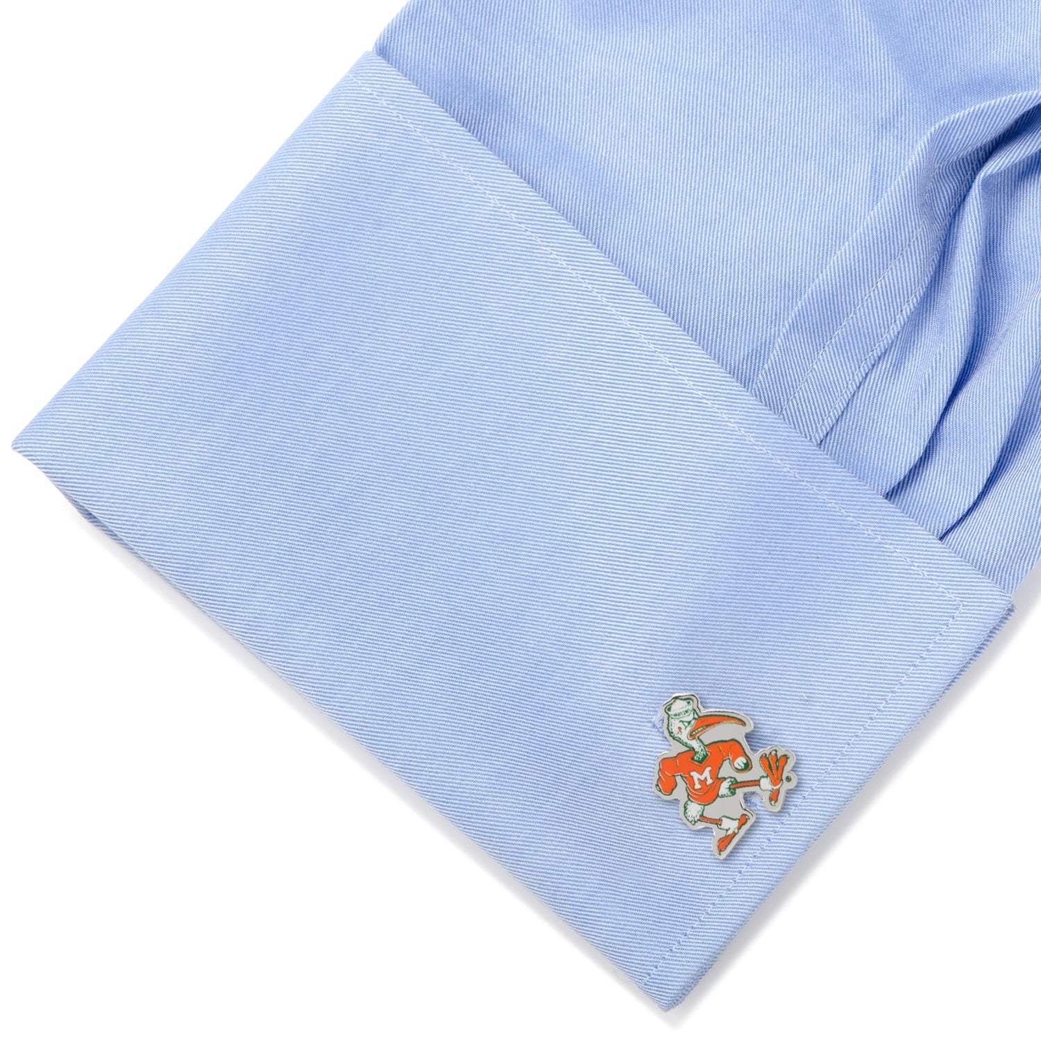 NCAA University of Miami Hurricanes Throwback Cufflinks - Cufflinks.com - Flyclothing LLC