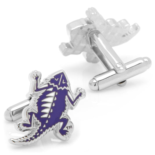 NCAA TCU Horned Frog Throwback Cufflinks