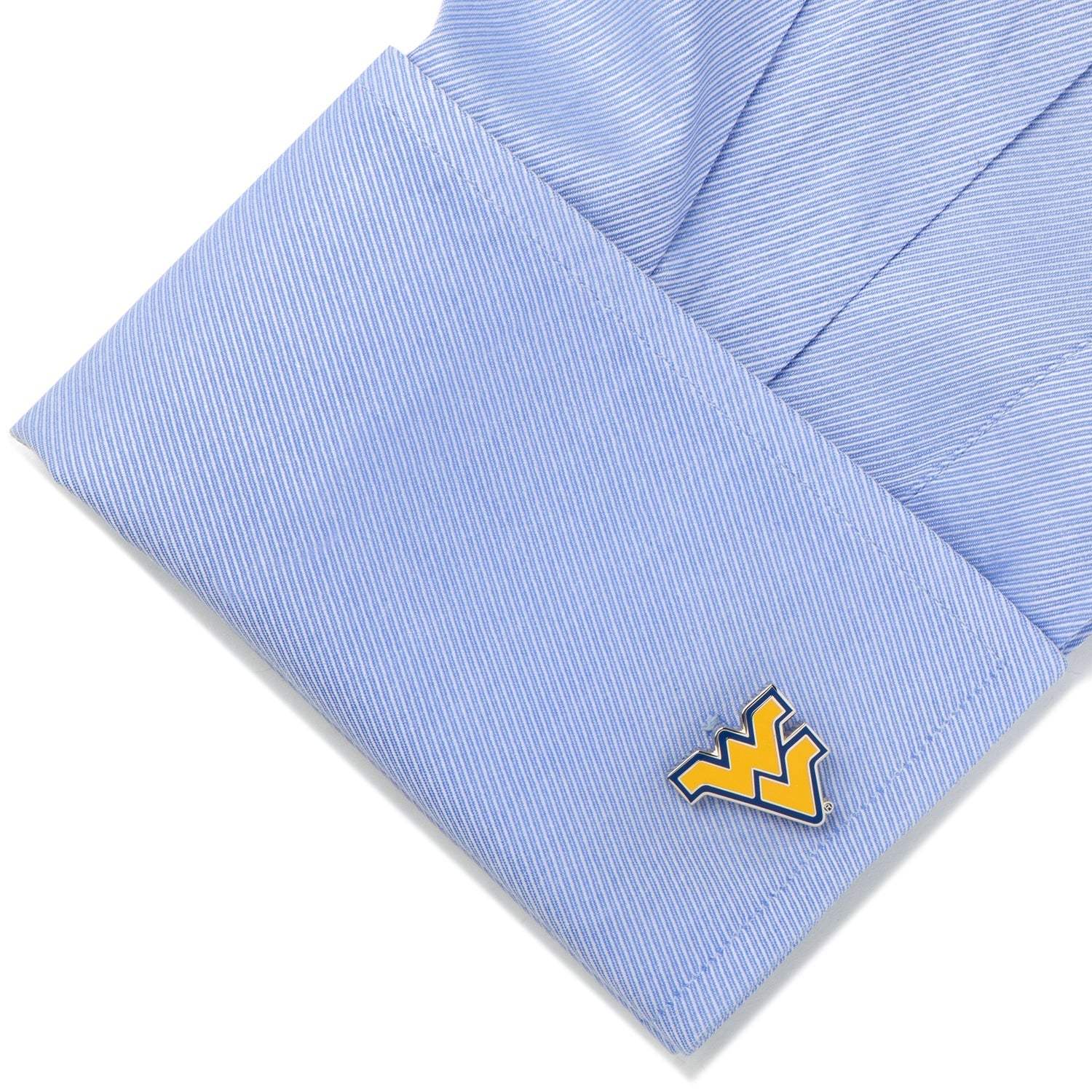 NCAA West Virginia Mountaineers Cufflinks - Cufflinks.com - Flyclothing LLC