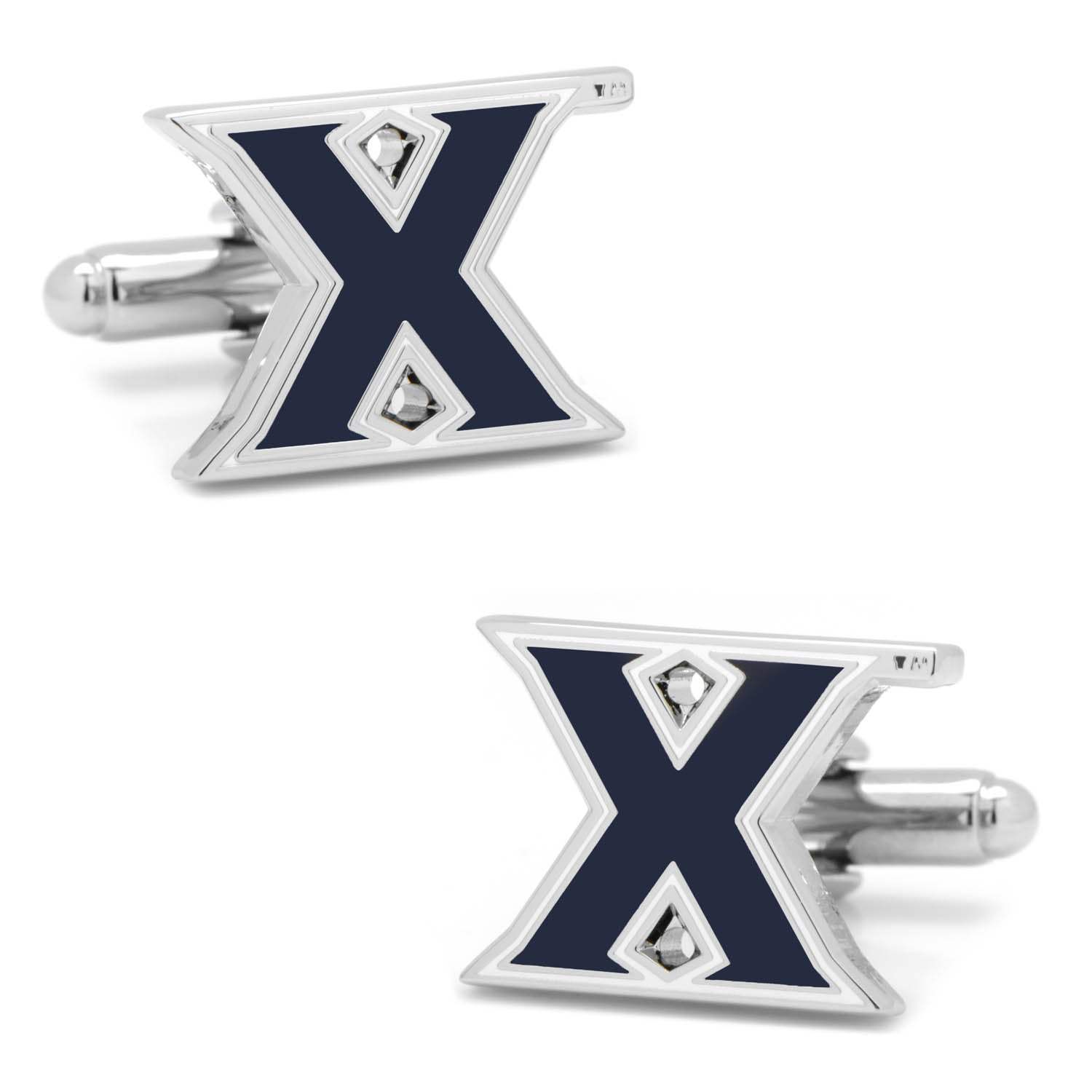 NCAA Xavier University Musketeers Cufflinks - Cufflinks.com - Flyclothing LLC