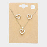 CZ Heart Pendant Necklace - Madeline Love - Flyclothing LLC
