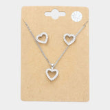 CZ Heart Pendant Necklace - Madeline Love - Flyclothing LLC