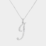 -I- CZ Initial Monogram Pendant Necklace - Madeline Love - Flyclothing LLC