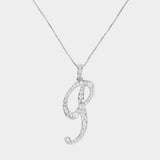 -P- CZ Initial Monogram Pendant Necklace - Madeline Love - Flyclothing LLC